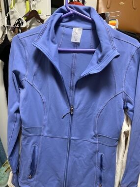 CALIA by Carrie Underwood Periwinkle Zip-Up Utility Jacket